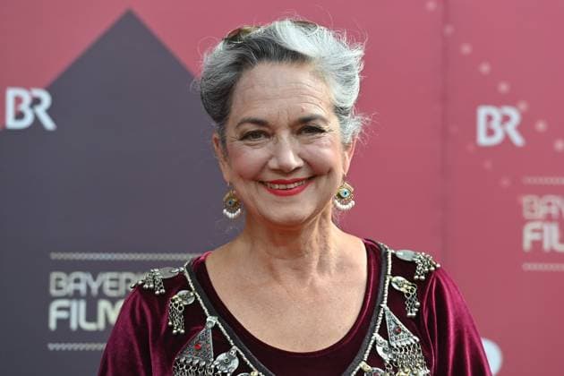 Irina WANKS actress single image,cropped single image,portrait,portrait red carpet,red carpet,bavarian film award 2023 on 16 06 2023 in Prinzregententheater in munich