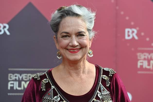 Irina WANKS actress single image,cropped single image,portrait,portrait red carpet,red carpet,bavarian film award 2023 on 16 06 2023 in Prinzregententheater in munich