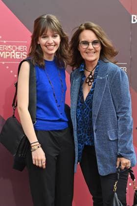 Caroline Link director with her daughter Pauline Link red carpet,red carpet,Bavarian Film Award 2023 on 16 06 2023 in Prinzregententheater in Munich