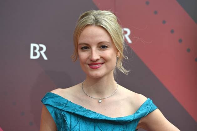 Vanessa Eichholz actress , single image,cropped single image,portrait,portrait red carpet,red carpet,Bavarian Film Award 2023 on 16 06 2023 in Prinzregententheater in Munich