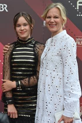 f li Rosalie Darchinger and Katharina Schwarz red carpet,red carpet,Bavarian Film Award 2023 on 16 06 2023 in Prinzregententheater in Munich