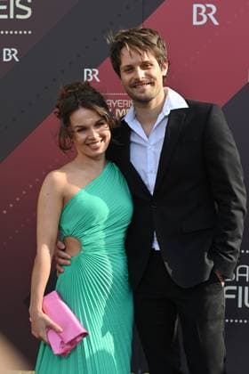 Darya Birnstiel and Philip Birnstiel red carpet,red carpet,Bavarian Film Award 2023 on 16 06 2023 at Prinzregententheater in Munich