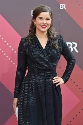 Annika PREIL actress,single image,cropped single image,half figure,half figure,red carpet,red carpet,Bavarian Film Award 2023 on 16 06 2023 in Prinzregententheater in Munich