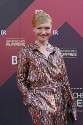 Johanna Christine Gehlen actress , single image,cropped single image,half figure,half figure red carpet,red carpet,Bavarian Film Award 2023 on 16 06 2023 in Prinzregententheater in Munich