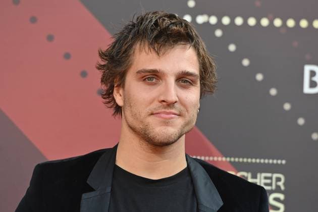 Jonas DASSLER actor single image,cropped single image,portrait,portrait red carpet,red carpet,bavarian film award 2023 on 16 06 2023 in Prinzregententheater in munich