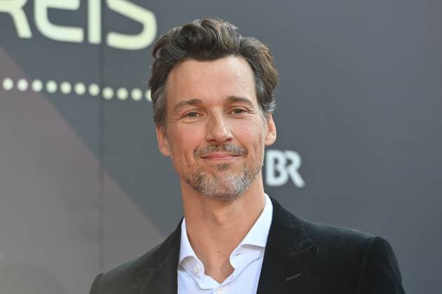 Florian David FITZ actor , single image,cropped single image,portrait,portrait red carpet,red carpet,Bavarian Film Award 2023 on 16 06 2023 in Prinzregententheater in Munich