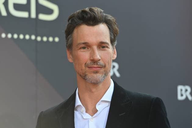 Florian David FITZ actor , single image,cropped single image,portrait,portrait red carpet,red carpet,Bavarian Film Award 2023 on 16 06 2023 in Prinzregententheater in Munich