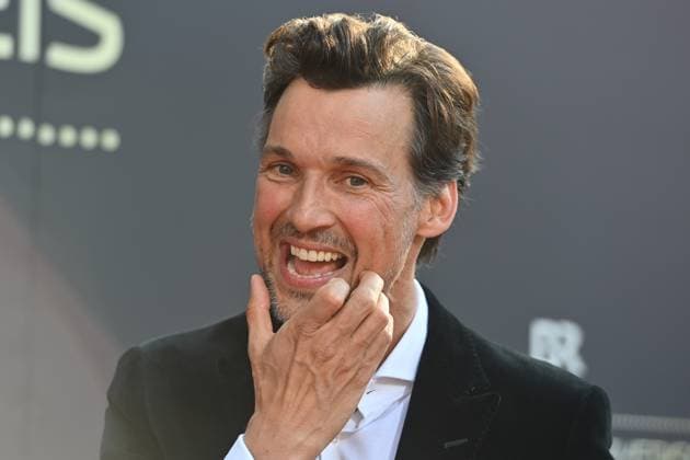 Florian David FITZ actor , single image,cropped single image,portrait,portrait red carpet,red carpet,Bavarian Film Award 2023 on 16 06 2023 in Prinzregententheater in Munich