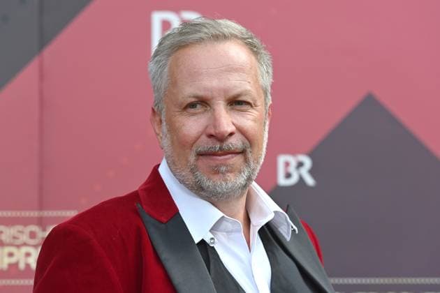 Sven Oliver Mueller producer and showrunner , single image,cropped single image,portrait,portrait red carpet,red carpet,Bavarian Film Award 2023 on 16 06 2023 in Prinzregententheater in Munich