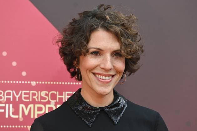 Eva Maria Reichert actress , single image,cropped single image,portrait,portrait red carpet,red carpet,Bavarian Film Award 2023 on 16 06 2023 in Prinzregententheater in Munich