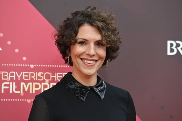 Eva Maria Reichert actress , single image,cropped single image,portrait,portrait red carpet,red carpet,Bavarian Film Award 2023 on 16 06 2023 in Prinzregententheater in Munich