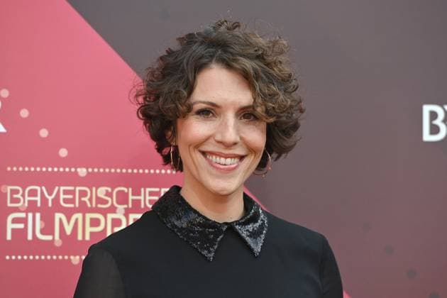 Eva Maria Reichert actress , single image,cropped single image,portrait,portrait red carpet,red carpet,Bavarian Film Award 2023 on 16 06 2023 in Prinzregententheater in Munich