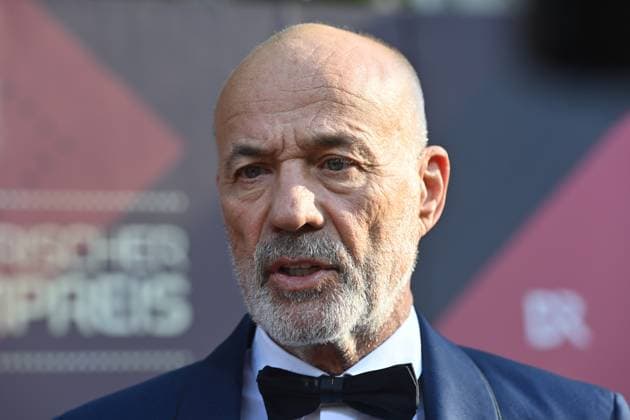 Heiner Lauterbach actor , single image,cropped single image,portrait,portrait red carpet,red carpet,Bavarian Film Award 2023 on 16 06 2023 in Prinzregententheater in Munich