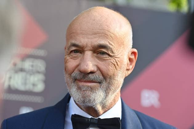 Heiner Lauterbach actor , single image,cropped single image,portrait,portrait red carpet,red carpet,Bavarian Film Award 2023 on 16 06 2023 in Prinzregententheater in Munich
