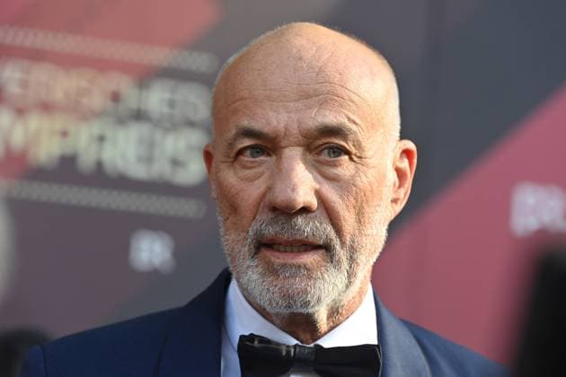 Heiner Lauterbach actor , single image,cropped single image,portrait,portrait red carpet,red carpet,Bavarian Film Award 2023 on 16 06 2023 in Prinzregententheater in Munich