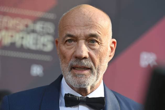 Heiner Lauterbach actor , single image,cropped single image,portrait,portrait red carpet,red carpet,Bavarian Film Award 2023 on 16 06 2023 in Prinzregententheater in Munich