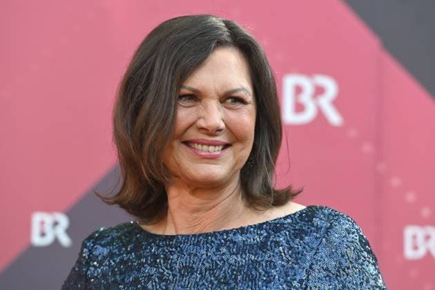 Ilse AIGNER CSU politician, single image, cropped single image, portrait, portrait red carpet, red carpet, Bavarian Film Award 2023 on 16 06 2023 in the Prinzregententheater in Munich
