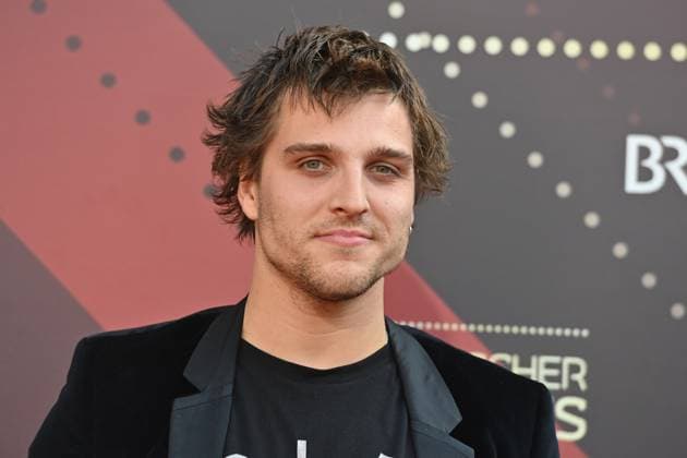 Jonas DASSLER actor single image,cropped single image,portrait,portrait red carpet,red carpet,bavarian film award 2023 on 16 06 2023 in Prinzregententheater in munich