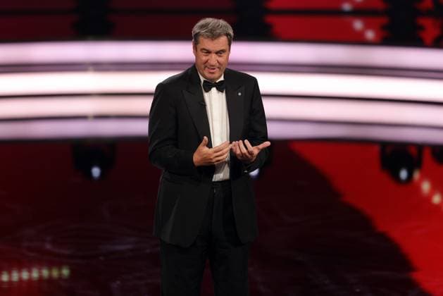 Markus Söder Bavarian Film Award 2022 Bavarian Prime Minister Dr Markus Söder on the occasion of the award ceremony of the 44 Bavarian Film Award 2022 on 16 06 2023 at the Prinzregententheater in Munich, Bavaria, Germany.