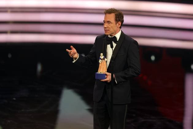 Michael Bully Herbig Bavarian Film Award 2022 honorary award winner Michael Bully Herbig during his acceptance speech award ceremony of the 44 Bavarian Film Award 2022 on 16 06 2023 at the Prinzregententheater Munich, Bavaria, Germany