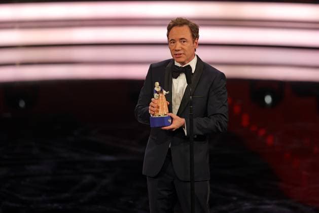 Michael Bully Herbig Bavarian Film Award 2022 honorary award winner Michael Bully Herbig during his acceptance speech award ceremony of the 44 Bavarian Film Award 2022 on 16 06 2023 at the Prinzregententheater Munich, Bavaria, Germany