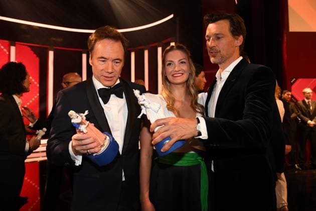 Michael Bully Herbig, Judith Gerlach, Florian David Fitz Bavarian Film Award 22 honor, prize, award party Munich 16 June 2023