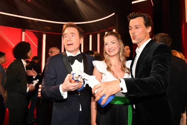 Michael Bully Herbig, Judith Gerlach, Florian David Fitz Bavarian Film Award 22 honor, prize, award party Munich 16 June 2023