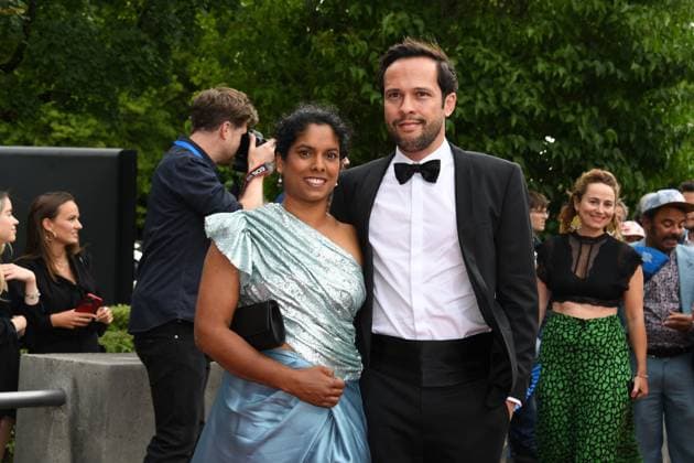 Martin Hagen FDF with wife Anisha Bavarian Film Award 22 honor, award, prize Prinzregenten Theater Munich 16 June 2023