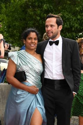 Martin Hagen FDF with wife Anisha Bavarian Film Award 22 honor, award, prize Prinzregenten Theater Munich 16 June 2023