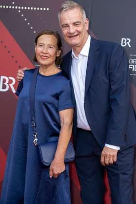 Heinrich Schafmeister with wife Jutta Schafmeister at the award ceremony of the 44 Bavarian Film Award 2022 at the Prinzregententheater in Munich, 16 06 2023 Foto:xN.xKolinzx xFuturexImage