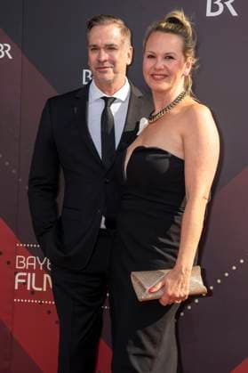 Manou Lubowski with girlfriend Lara von Stumberg at the award ceremony of the 44 Bavarian Film Award 2022 at the Prinzregententheater Munich, 16 06 2023 Foto:xN.xKolinzx xFuturexImage
