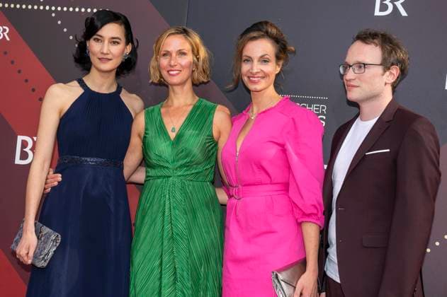Agnes Kiyomi Decker, Nathalie Schott, Dagny Dewath and guest at the 44 Bavarian Film Awards 2022 ceremony at the Prinzregententheater in Munich, 16 06 2023 Foto:xN.xKolinzx xFuturexImage