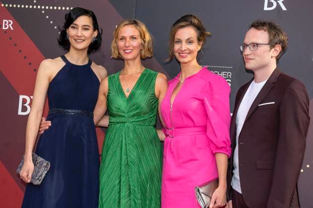 Agnes Kiyomi Decker, Nathalie Schott, Dagny Dewath and guest at the 44 Bavarian Film Awards 2022 ceremony at the Prinzregententheater in Munich, 16 06 2023 Foto:xN.xKolinzx xFuturexImage