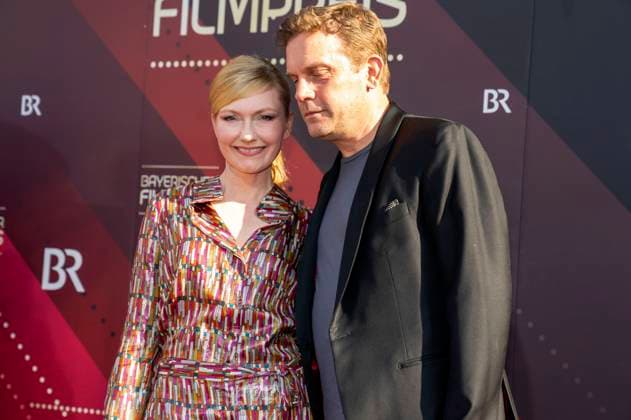 Johanna Christine Gehlen and Sebastian Bezzel at the 44 Bavarian Film Award 2022 ceremony at the Prinzregententheater in Munich, 16 06 2023 Foto:xN.xKolinzx xFuturexImage