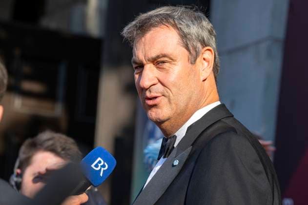 Markus Söder at the 44 Bavarian Film Awards 2022 ceremony at the Prinzregententheater in Munich, 16 06 2023 Foto:xN.xKolinzx xFuturexImage