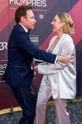 Michael Bully Herbig and Anna Maria Mühe at the 44 Bavarian Film Awards 2022 ceremony at the Prinzregententheater in Munich, 16 06 2023 Foto:xN.xKolinzx xFuturexImage