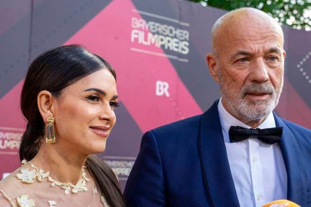 Heiner Lauterbach with wife Viktoria Lauterbach at the 44 Bavarian Film Awards 2022 ceremony at the Prinzregententheater in Munich, 16 06 2023 Foto:xN.xKolinzx xFuturexImage