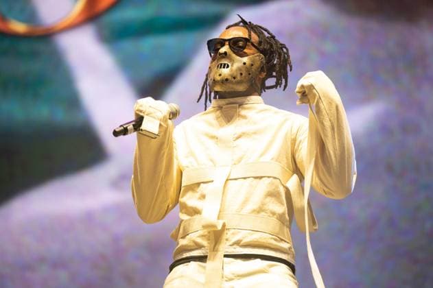 June 16, 2023, Manchester, Tennessee, United States: Three 6 Mafia Juicy J performs during Day 2 of the 2023 Bonnaroo Music & Arts Festival on June 16, 2023 in Manchester, Tennessee. .Photo: imageSPACE. Manchester United States - ZUMAs181 20230616_zea_s181_128 Copyright: xDarrenxEaglesx