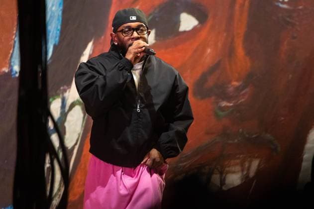 June 16, 2023, Manchester, Tennessee, United States: Kendrick Lamar performs during Day 2 of the 2023 Bonnaroo Music & Arts Festival on June 16, 2023 in Manchester, Tennessee. .Photo: imageSPACE. Manchester United States - ZUMAs181 20230616_zea_s181_161 Copyright: xDarrenxEaglesx
