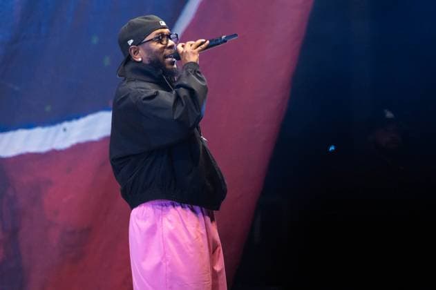 June 16, 2023, Manchester, Tennessee, United States: Kendrick Lamar performs during Day 2 of the 2023 Bonnaroo Music & Arts Festival on June 16, 2023 in Manchester, Tennessee. .Photo: imageSPACE. Manchester United States - ZUMAs181 20230616_zea_s181_162 Copyright: xDarrenxEaglesx