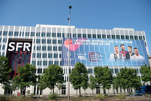 Logo SFR A general view of SFR building, on May 06, 2020 in Saint-Denis France. Photo by David Niviere ABACAPRESS.COM Saint-Denis France  Copyright: xNivierexDavid ABACAPRESS.COMx 729730_004 NivierexDavid ABACAPRESS.COMx 729730_004