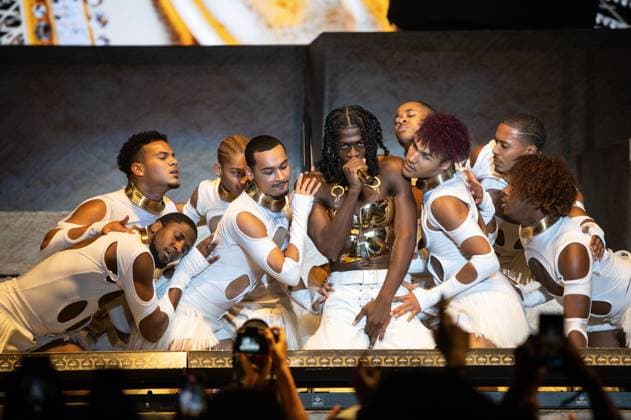 June 17, 2023, Manchester, Tennessee, United States: Lil Nas X performs during Day 3 of the 2023 Bonnaroo Music & Arts Festival on June 17, 2023 in Manchester, Tennessee. Manchester United States - ZUMAs181 20230617_zea_s181_136 Copyright: xDarrenxEaglesx