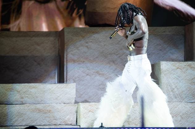 June 17, 2023, Manchester, Tennessee, United States: Lil Nas X performs during Day 3 of the 2023 Bonnaroo Music & Arts Festival on June 17, 2023 in Manchester, Tennessee. Manchester United States - ZUMAs181 20230617_zea_s181_154 Copyright: xDarrenxEaglesx