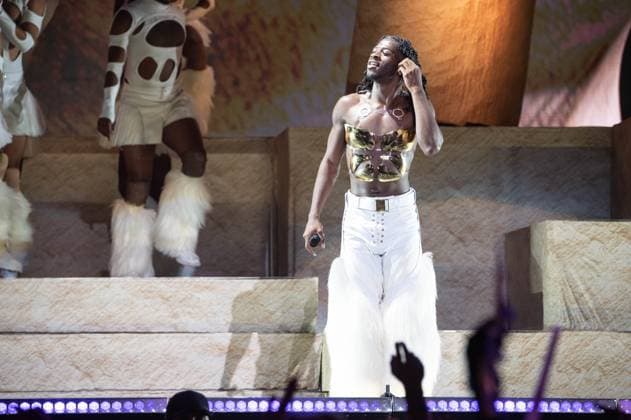 June 17, 2023, Manchester, Tennessee, United States: Lil Nas X performs during Day 3 of the 2023 Bonnaroo Music & Arts Festival on June 17, 2023 in Manchester, Tennessee. Manchester United States - ZUMAs181 20230617_zea_s181_156 Copyright: xDarrenxEaglesx