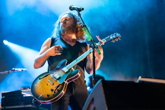 June 18, 2023, Manchester, Tennessee, United States: Jim James from My Morning Jacket performs during Day 3 of the 2023 Bonnaroo Music & Arts Festival on June 17, 2023 in Manchester, Tennessee. Manchester United States - ZUMAs181 20230618_zea_s181_004 Copyright: xDarrenxEaglesx