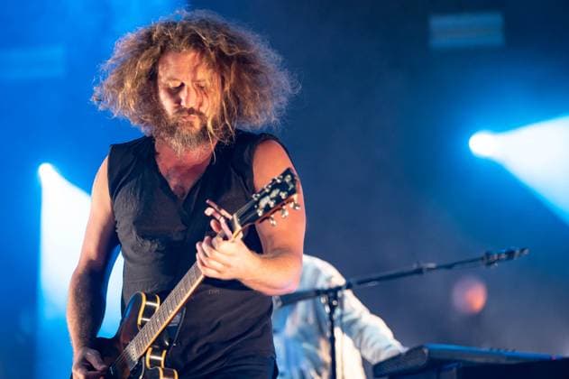 June 18, 2023, Manchester, Tennessee, United States: Jim James from My Morning Jacket performs during Day 3 of the 2023 Bonnaroo Music & Arts Festival on June 17, 2023 in Manchester, Tennessee. Manchester United States - ZUMAs181 20230618_zea_s181_010 Copyright: xDarrenxEaglesx