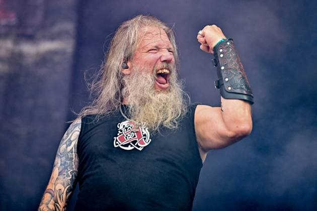 Bilder des Jahres 2023, Entertainment June 06 Entertainment Themen der Woche KW24 Entertainment Bilder des Tages Hellfest Festival Amon Amarth Amon Amarth performing live on stage during Hellfest Open Air Festival in Clisson, France on June 18, 2023. Photo by Julien Reynaud APS-Medias ABACAPRESS.COM Clisson France  Copyright: xReynaudxJulien APS-Medias ABACAx 857413_002 ReynaudxJulien APS-Medias ABACAx 857413_002