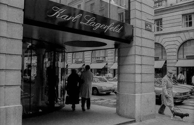 Paris France, Paris, 24 03 1990, Karl Lagerfeld in Paris, Â