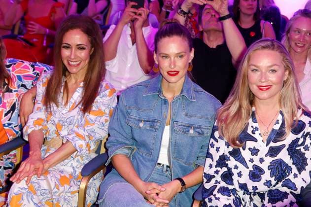 Anastasia Zampounidis, Bar Refaeli and Elisabeth Röhm at the Ernsting s Family Fashion Show at Hotel Atlantic Hamburg, 19 06 2023 Foto:xC.xTamckex xFuturexImage