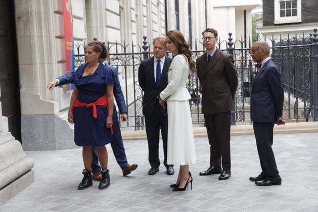 . 20 06 2023. London, United Kingdom. Princess of Wales reopens National Portrait Gallery. The Princess of Wales reopens the National Portrait Gallery in London.  xMartynxWheatleyx xi-Imagesx IIM-24489-0002